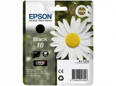 Cartucho de tinta - Epson 18, negro