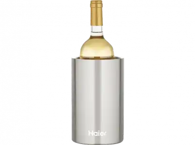 Cubitera - Haier HAWTB01, Para vino, Doble pared de acero inoxidable, Gris