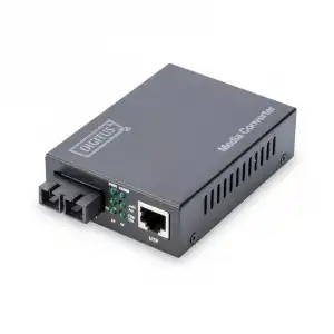 Digitus Convertidor de medios Gigabit RJ45/SC SM