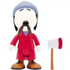 Figura Super7 Peanuts Snoopy leñador 9cm