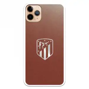 Funda Licencia Oficial del Atleti Escudo Plateado Fondo para iPhone 11 Pro Max