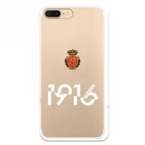 Funda Para Iphone 7 Plus Del Mallorca Rcd Mallorca 1916 Transparente - Licencia Oficial Rcd Mallorca