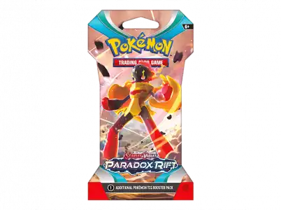 Juego - Magicbox Pokémon: Scarlet & Violet 4: Paradox Rift Sleeved Booster, Incluye 10 cartas cada paquete, Aleatorio