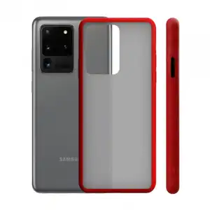 Ksix Funda Duo Soft Roja para Samsung Galaxy S20 Ultra