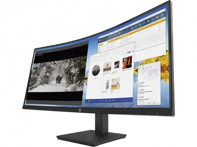 Monitor - HP M34d curvo, 34", UWQHD, 5 ms, 100 Hz, Negro