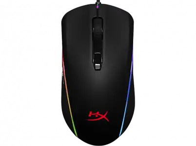 Ratón gaming - HyperX Gaming Pulsefire Surge, Por cable, 16000 ppp, 6 Teclas Programables, USB 2.0, Negro