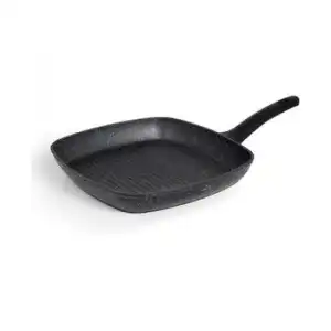 Sartén Parrilla Antiadherente Lacor De Aluminio, Grill Cuadrada 28 X 28 Cm