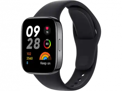 Smartwatch - Xiaomi Redmi Watch 3, Bluetooth, Hasta 12 días, Multideporte, Negro