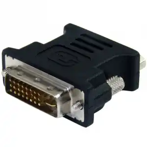 Startech Adaptador DVI-I a VGA Macho/Hembra Negro