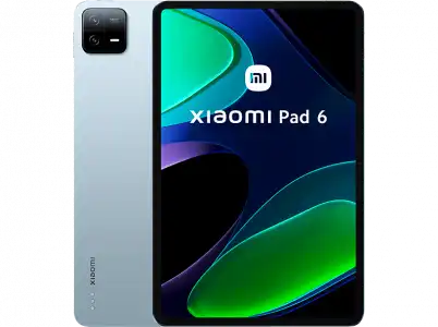 Tablet - Xiaomi Pad 6, 128 Gb, Mist Blue, 11" WQHD+, 6 GB RAM, Snapdragon™ 870, Android 13 MIUI 14