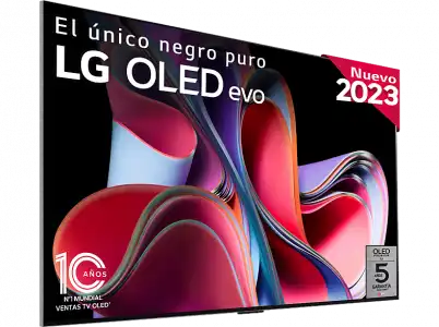 TV OLED 65" - LG OLED65G36LA, 4K, Inteligente α9 4K Gen6, Smart TV, DVB-T2, Plata satinado