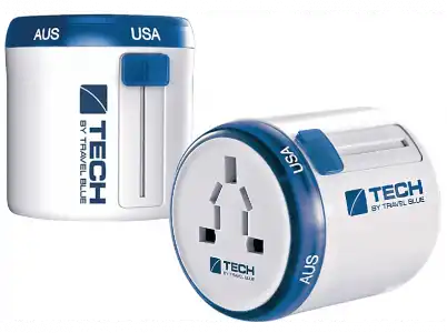 Adaptador Mundial Clavija electrica- Travel Blue 260 Todo en uno