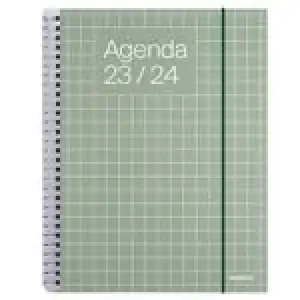 Agenda escolar 2023/2024 Universal Additio semana vista verde catalán