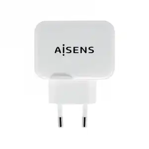 Aisens A110-0439 Cargador 2xUSB 2.0 17W Blanco