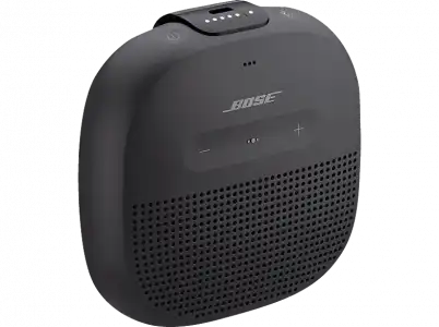 Altavoz inalámbrico - Bose Soundlink Micro, Bluetooth, Resistente al agua (IPX7), Micro USB, Negro