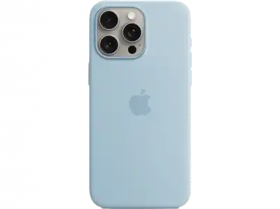 Apple Funda de silicona con MagSafe para el iPhone 15 Pro Max, Azul claro