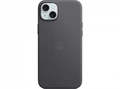 APPLE Funda de trenzado fino con MagSafe para iPhone 15 Plus, Negro