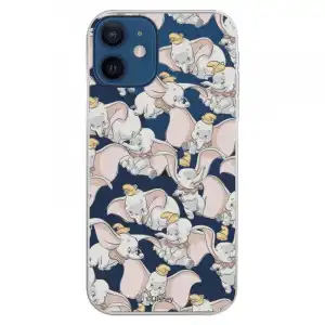 Funda Oficial de Disney Dumbo Siluetas Transparente para iPhone 12