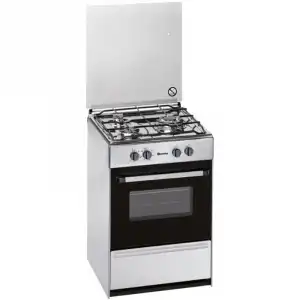 Meireles G 1530 DV X.1 Cocina de Gas Butano/Propano 3 Zonas 52cm + Horno 55L Acero Inoxidable