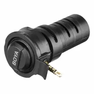 Micrófono Jack 3.5 Mm Smartphone Grabación De Audio, Boya By-a7h - Negro