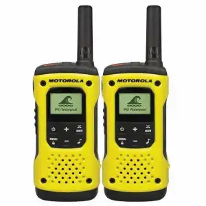 Motorola TLKR T92 H2O Pack 2 Walkie Talkie Negro Amarillo