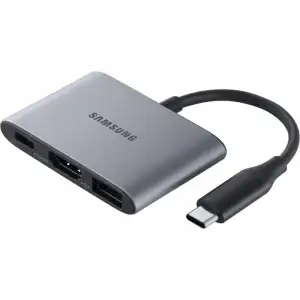 Samsung EE-P3200 Hub Adaptador USB-C a Multipuerto HDMI USB 3.0 Coaxial Plata