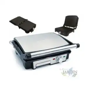 Sandwichera Grill Panini Asador Electrico 2000w Antiadherente