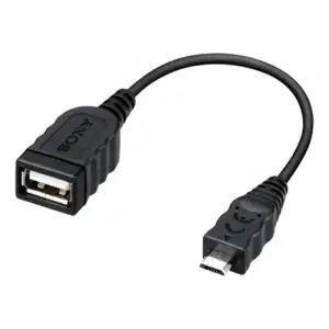 Sony VMC-UAM2 Cable MicroUSB a USB Macho/Hembra 0.1m