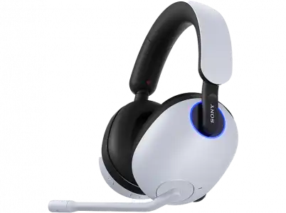 Auriculares gaming - Sony INZONE H9, Noise Cancelling, Inalámbricos, Bluetooth, Sonido espacial 360, 32h, Micrófono, PC / PlayStation 5 (PS5), Blanco