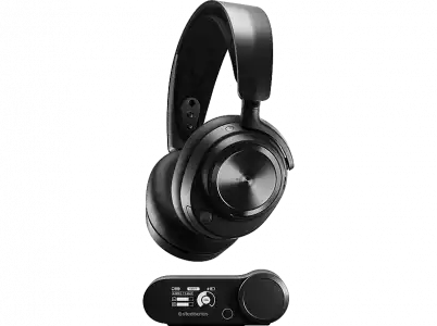 Auriculares gaming - Steel Series Arctis Nova Pro Wireless, Amplificador, Multisistema, Negro