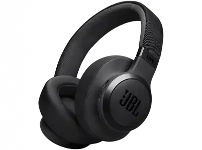 Auriculares inalámbricos - JBL Live 770, Cancelación ruido adaptativa, Autonomía 65h, Bluetooth, Negro