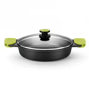 BRA Foodie Cacerola Baja Aluminio Fundido 40cm