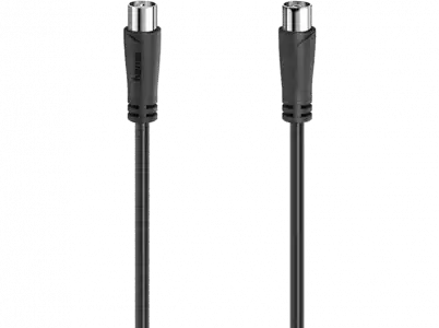 Cable de antena - Hama 205053, Coaxial, 90 dB, 3 m, Negro