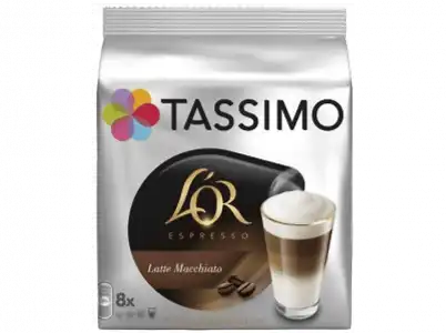 Cápsulas monodosis - Tassimo L'OR Espresso Latte Machiatto, 8 cápsulas