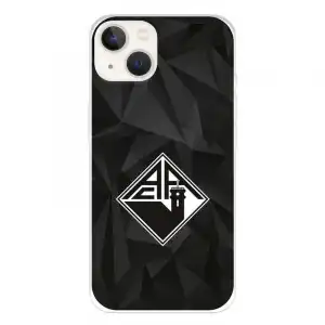 Funda para iPhone 14 Académica de Coimbra Escudo Fondo Negro Licencia Oficial