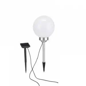 Hi Lámpara Solar LED de Bola Giratoria para Jardín 20cm