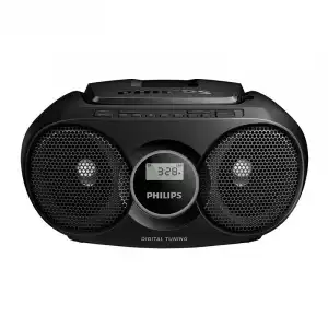 Lector CD BOOMBOX PHILIPS AZ215B negro