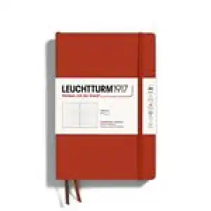 Libreta A5 Leuchtturm 1917 Medium tapa blanda Puntos Fox Red