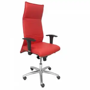 Piqueras y Crespo Albacete XL Sillón Similpiel con Espuma Viscoelástica Rojo