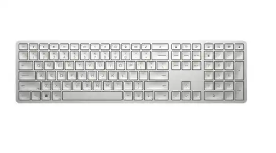 Teclado inalámbrico programable HP 970 Plata