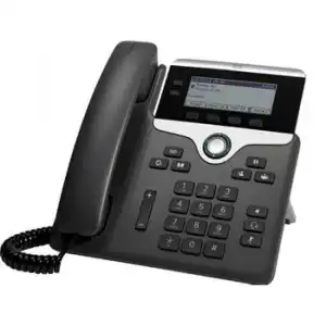7811 Telefono Ip Negro, Plata Terminal Con Conexion Por Cable Led 1 Lineas