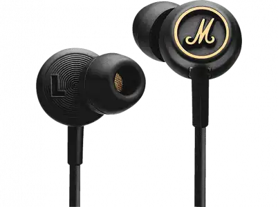 Auriculares de botón - Marshall Mode EQ, Botón ecualizador, Micrófono, Negro