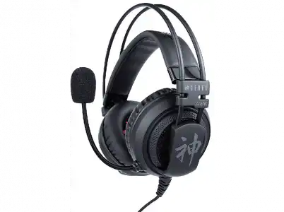 Auriculares - FR-TEC Genbu, De diadema, Con cable, Altavoz 40 mm, Multiplataforma, Jack 3.5 Negro