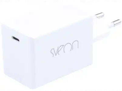 Cargador - Sveon SAC260, USB-C, 60W, Universal, Blanco