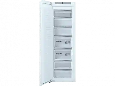 Congelador vertical - Balay 3GIF737F, Integrable, 212 l, No Frost, Blanco