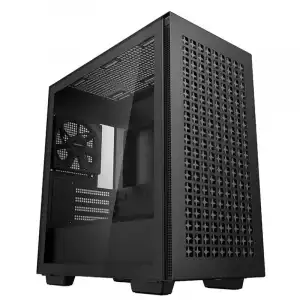 DeepCool CH370 Mini Tower MATX Cristal Templado USB 3.2 Negra