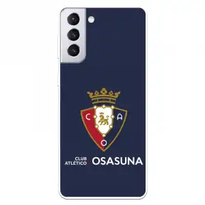 Funda Para Samsung Galaxy S21 Plus Del Osasuna Escudo Fondo Azul - Licencia Oficial Ca Osasuna