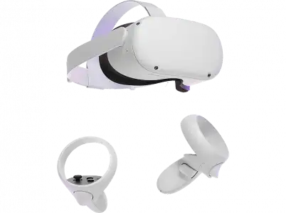 Gafas de realidad virtual - Meta Quest 2, 128 GB, Blanco