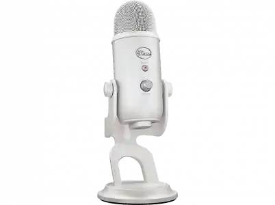 Micrófono - Blue Yeti Premium Aurora Collection, USB, VO!CE, PC/PlayStation, Blanco