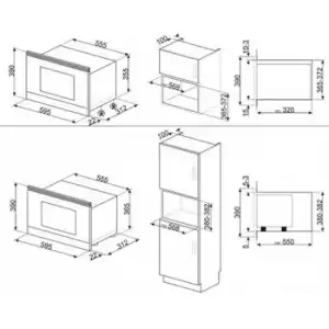 Microondas Smeg Mp422x1